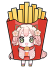 Mc French Fries Hashbrown Keiko Neesama Chibi